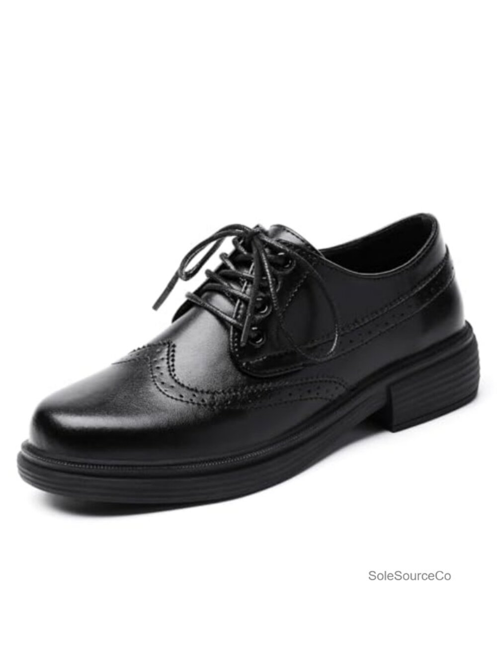 Womens Oxford Lace Up Slip On Business Dress Work Shoes Patent Leather